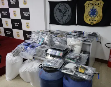 Material apreendido na megaoperação Zimmer