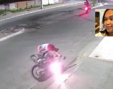 Gleice foi atropelada enquanto caminhava na via