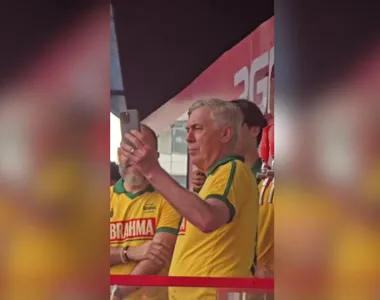 Carlo Ancelotti, técnico da Seleção Brasileira