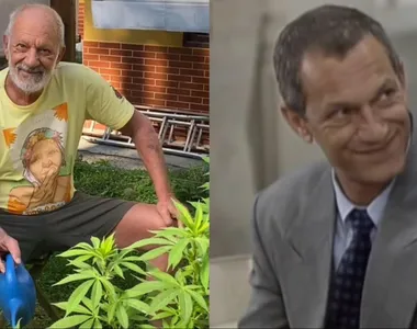 Ex-ator aposentado cultiva maconha em seu jardim