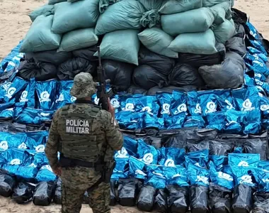 PMBA apreendeu mais de 4 toneladas de maconha em Xique-Xique