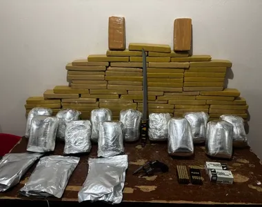 Material apreendido pela PM