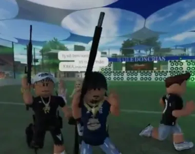 Usuários simulam baile funk com sinais do CV no jogo