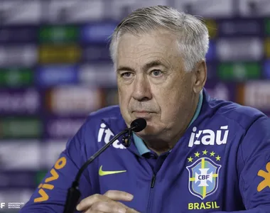 Carlo Ancelotti, técnico da Seleção Brasileira