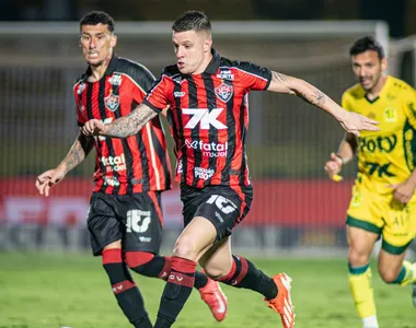 Mirassol e Vitória, em partida válida pela 17ª rodada da Série A