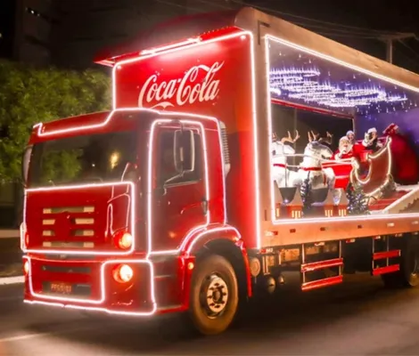 Imagem ilustrativa da imagem Caravana de Natal da Coca-Cola chega mais cedo a Salvador
