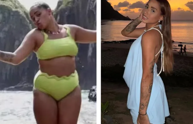 Imagem ilustrativa da imagem Antes e depois: MC Lomma exibe novo corpo após procedimentos