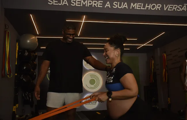 Imagem ilustrativa da imagem Gestante ativa vai à batalha e prova benefícios da atividade física