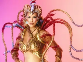 Musa pé quente, Lore Improta comemora vitória da Viradouro - Imagem