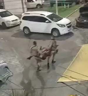 Imagem ilustrativa da imagem Vídeo: PM e outras três pessoas são baleados na Vasco da Gama