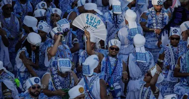 Imagem ilustrativa da imagem Pelô ferveu! Veja cliques da saída dos Filhos de Gandhy