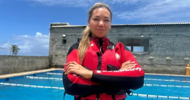 Imagem ilustrativa da imagem Conheça a tenente-coronel que lidera o Batalhão Marítimo dos bombeiros