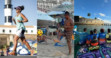 Imagem ilustrativa da imagem Esportes embelezam os cartões-postais de Salvador