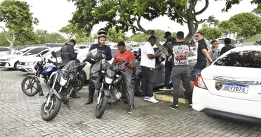 Imagem ilustrativa da imagem Motoristas de apps fazem protesto em Salvador contra projeto de lei