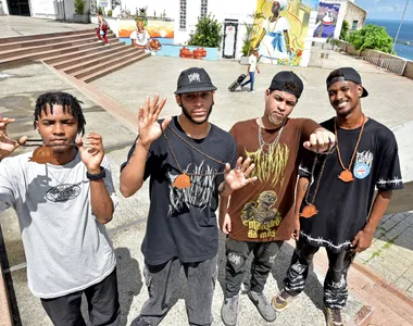 Lucca, Azêh, Perzzeus e Monarka, participantes do 3⁰ Round