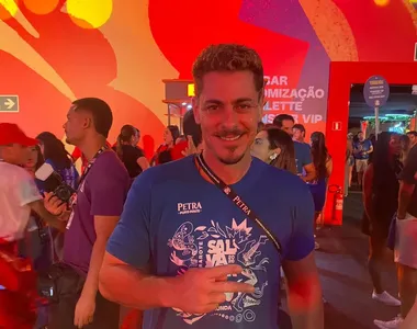 Sacha estava no Camarote Salvador