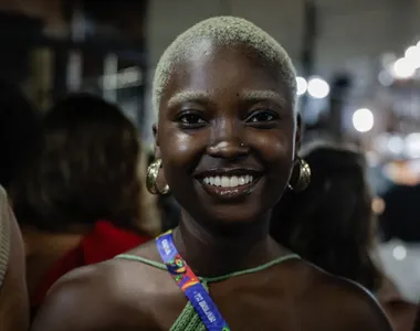 Shay Oslin saiu de Curitiba para acompanhar o Ilê Ayê