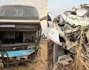 Colisão deixou os condutores dos veículos mortos