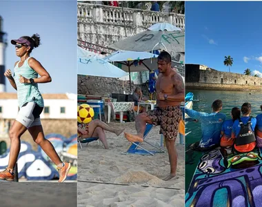 Galera pratica esporte em diversos cantos da capital baiana