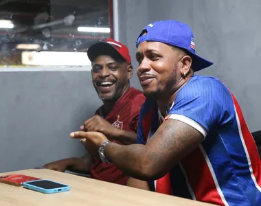 Jacinto e Obina na resenha