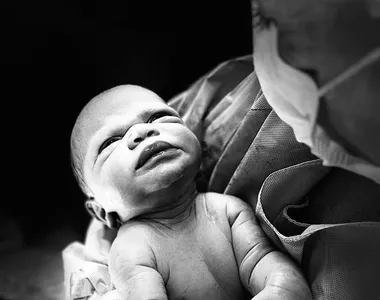 O bebê Giovanni nasceu nesta terça-feira (7), após um parto de emergência