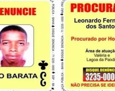 Leonardo Fernando dos Santos, que também é conhecido pelo vulgo de 'Léo Barata'