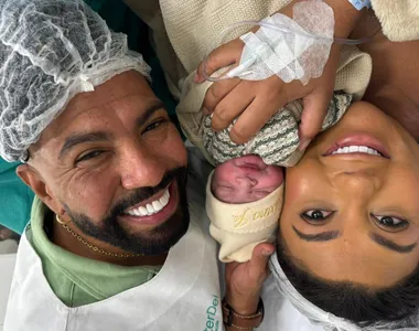 Filho de Silvanno Salles nasceu neste domingo (12)