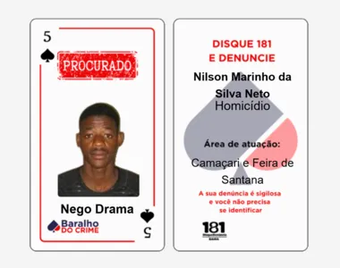 Nego Drama era um dos criminosos mais procurados da Bahia