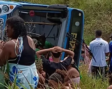 O acidente ocorreu na BA-489
