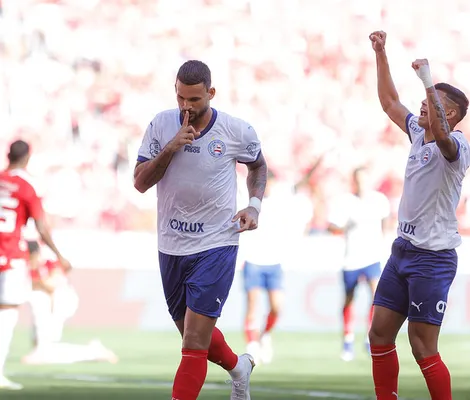 Imagem ilustrativa da imagem Bahia vence o Internacional e quebra tabu histórico contra o Colorado