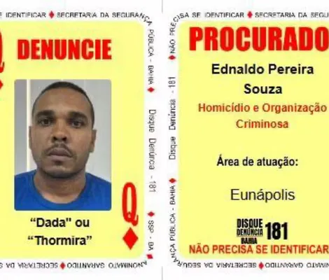 Imagem ilustrativa da imagem Da Bahia pro RJ: Foragido, Dada já pegou diretora e atormentou cadeia