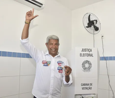 Imagem ilustrativa da imagem Jerônimo Rodrigues acredita em vitória no 1º turno na Bahia