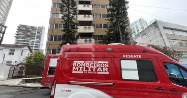 Imagem ilustrativa da imagem Apartamento pega fogo em prédio no bairro da Graça