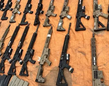 Armas apreendidas serão usadas em combate à facções criminosas