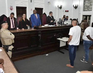 Réus Patric Ribeiro Tupinambá e Edgar da Silva Santos, respectivamente, a 28 anos e 7 meses e a 23 anos e 3 meses