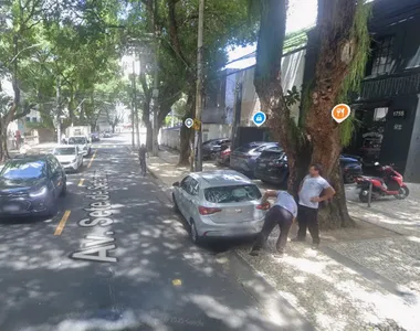 Caso foi registrado nas imediações do Corredor da Vitória, em frente a cafeteria Coffeetown