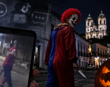 Boatos de um suposto palhaço com faca na mão tem circulado pelo povo soteropolitano nas redes sociais