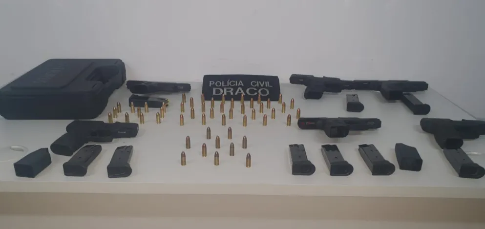 Policia baiana toma, em média, 17 armas por dia do arsenal do crime