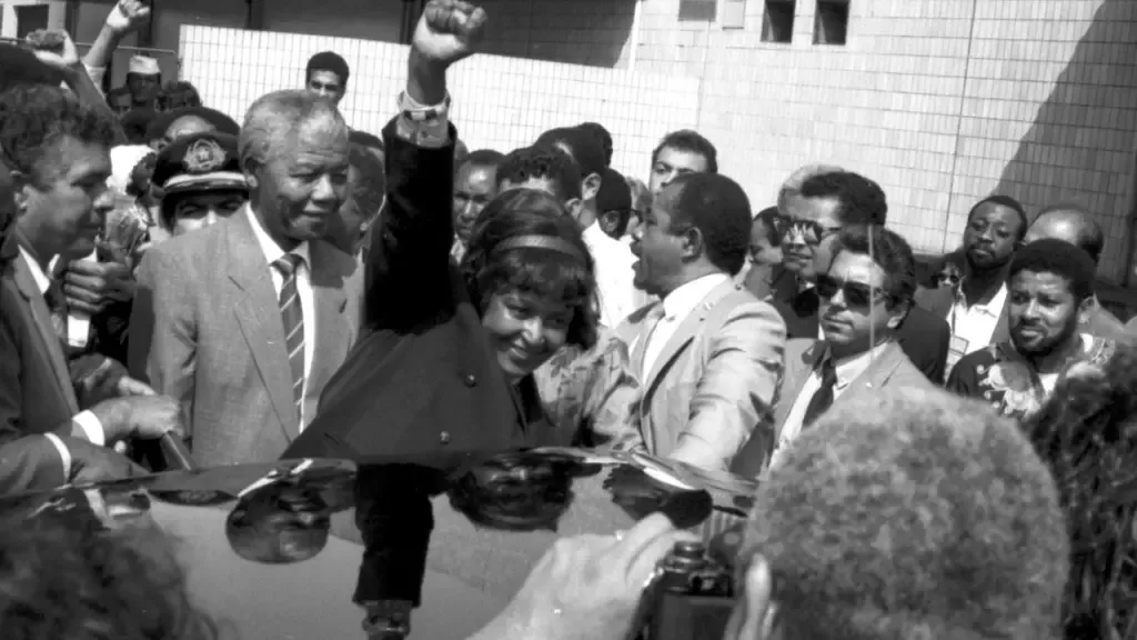 Nelson Mandela na Bahia em 1991