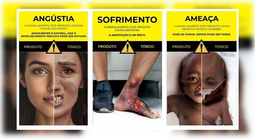 Embalagens de cigarros terão novas mensagens de advertência; confira