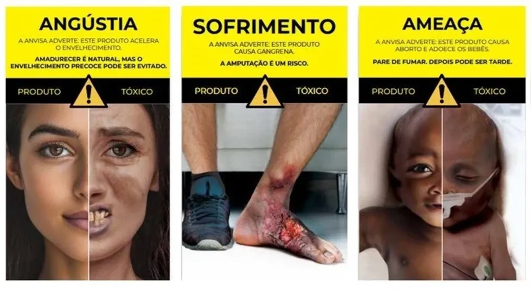 Embalagens de cigarros terão novas mensagens de advertência; confira