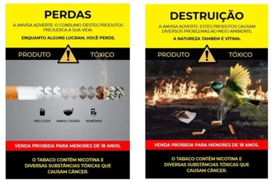 Embalagens de cigarros terão novas mensagens de advertência; confira