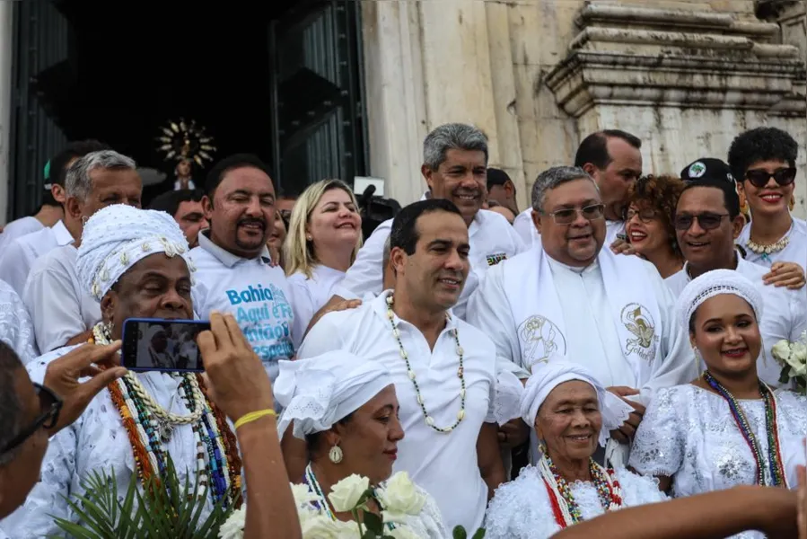 Lavagem do Bonfim reúne políticos baianos na manhã desta quinta (12)