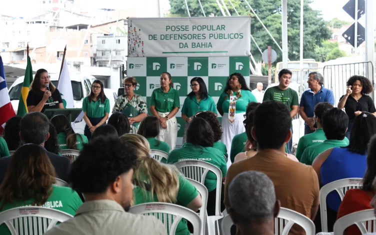 Orientação gratuita marca posse popular de novos defensores públicos