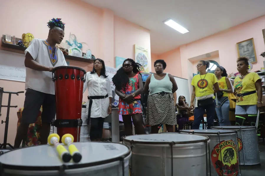 Instituto promove oficinas gratuitas de percussão