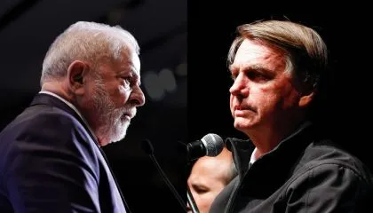 Imagem ilustrativa da imagem Lula defende emprego e Bolsonaro critica decisão sobre pesquisas
