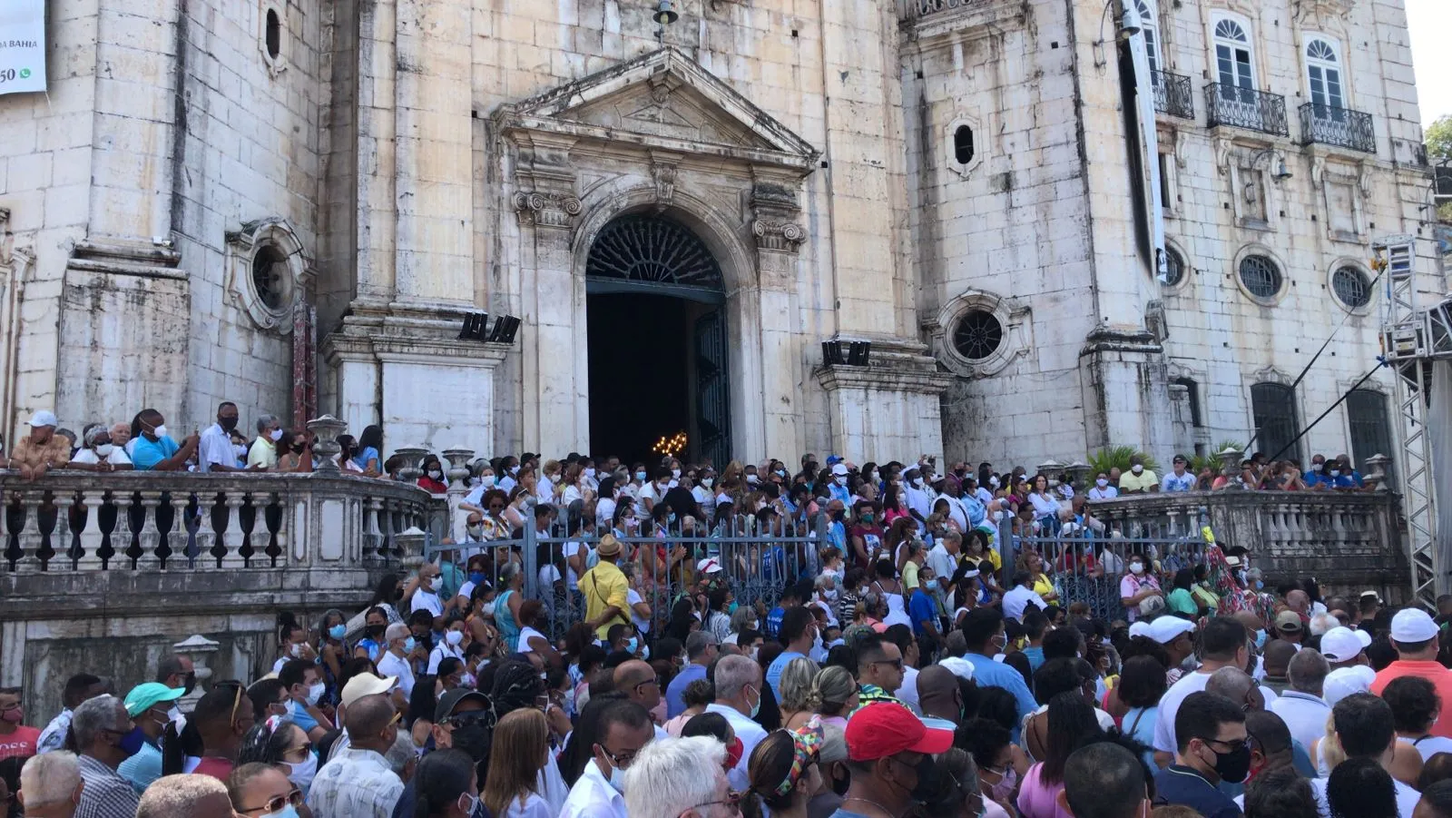 Missa campal de Nossa Senhora da Conceição da Praia