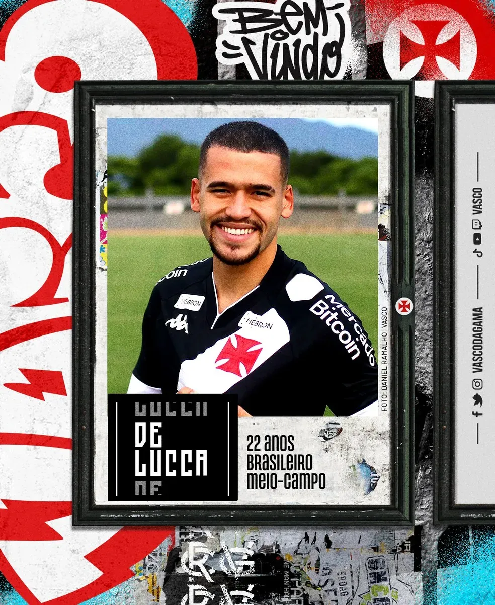 Imagem ilustrativa da imagem Vasco oficializa contratação de volante ex-Bahia