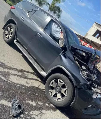 Imagem ilustrativa da imagem Sergipe: Wallas Arrais sofre acidente de carro em rodovia