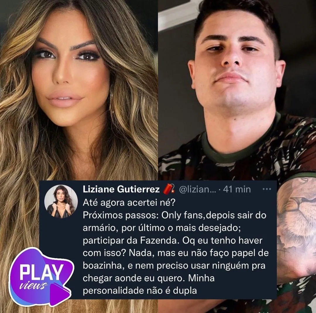 Internautas apontam indireta de Liziane Gutierrez  para ex-marido de Jojo Todynho